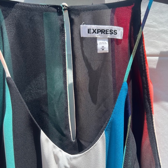 Express Multicolor Striped Dress - Picture 2 of 4